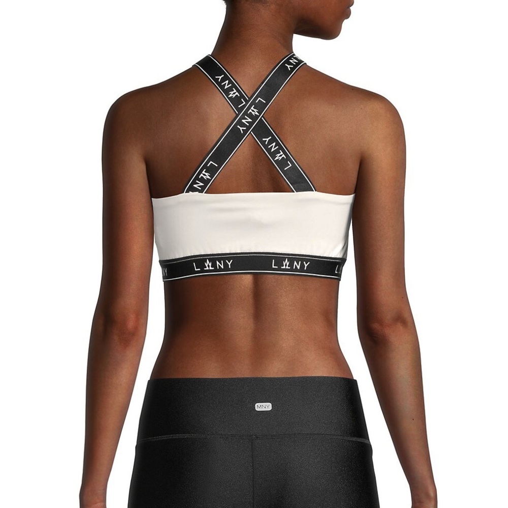 LA LA ANTHONY Logo Sports Bra